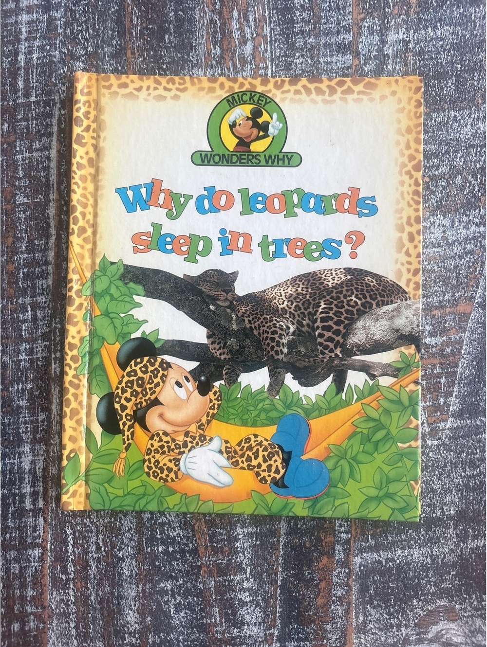 Vintage Mickey Mouse Wonders Why: Why Do Leopards Sleep in Trees? Disney  Book